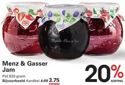 Sligro Menz & Gasser Jam aanbieding