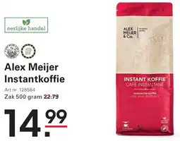 Sligro Alex Meijer Instantkoffie aanbieding