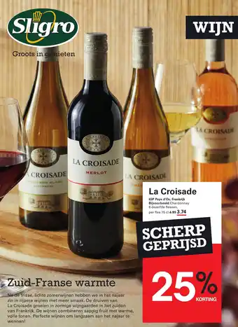 Sligro La Croisade aanbieding