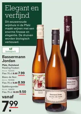 Sligro Bassermann Jordan aanbieding