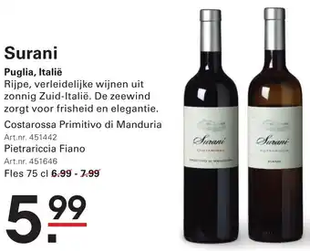 Sligro Surani aanbieding