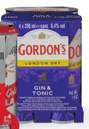 Sligro Gordon's Gin & Tonic aanbieding