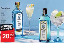 Sligro Bombay Sapphire London Dry Gin aanbieding