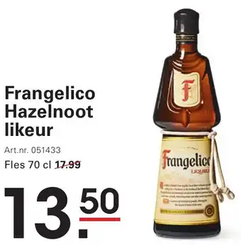 Sligro Frangelico Hazelnoot likeur aanbieding