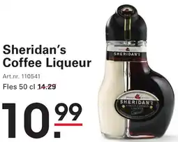 Sligro Sheridan's Coffee Liqueur aanbieding
