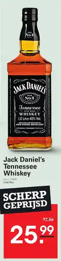 Sligro Jack Daniel's Tennessee Whiskey aanbieding