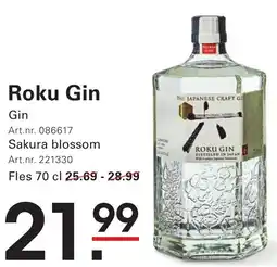Sligro Roku Gin aanbieding