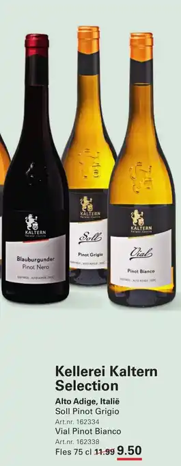 Sligro Kellerei Kaltern Selection aanbieding