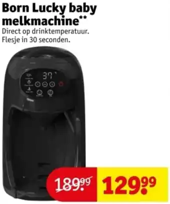 Kruidvat Born Lucky baby melkmachine aanbieding