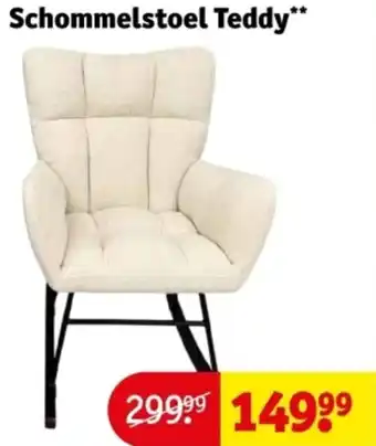 Kruidvat Schommelstoel Teddy aanbieding