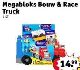 Kruidvat Megabloks Bouw & Race Truck aanbieding