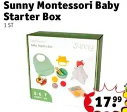 Kruidvat Sunny Montessori Baby Starter Box aanbieding