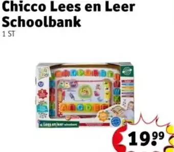 Kruidvat Chicco Lees en Leer Schoolbank aanbieding