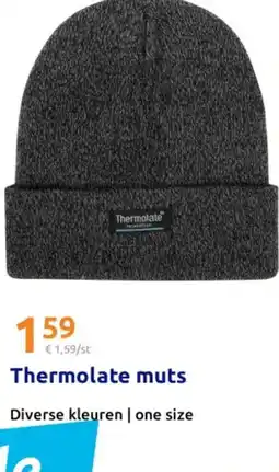 Action Thermolate muts aanbieding