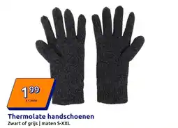 Action Thermolate handschoenen aanbieding