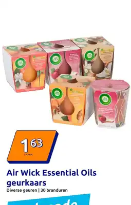 Action Air Wick Essential Oils geurkaars aanbieding