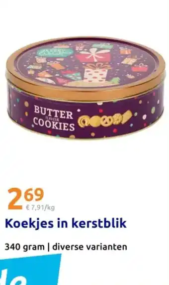 Action Koekjes in kerstblik aanbieding