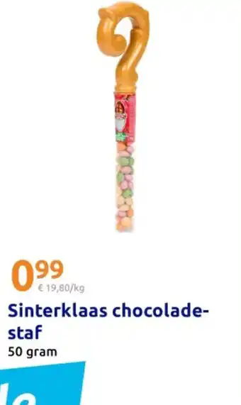 Action Sinterklaas chocolade staf aanbieding