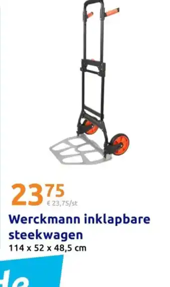 Action Werckmann inklapbare steekwagen aanbieding