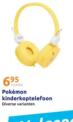 Action Pokémon kinderkoptelefoon aanbieding