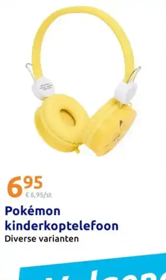 Action Pokémon kinderkoptelefoon aanbieding