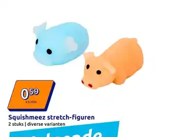 Action Squishmeez stretch-figuren aanbieding