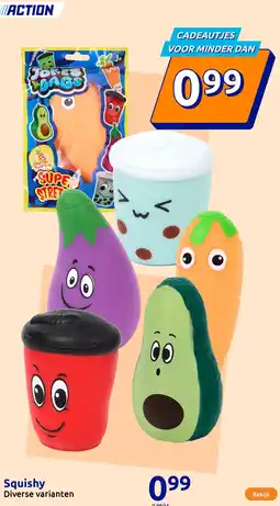 Action Squishy aanbieding