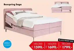 Woonsquare Boxspring Saga aanbieding