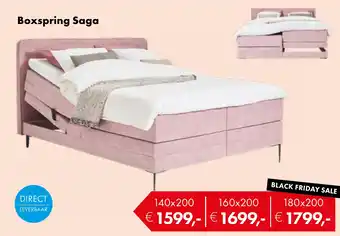 Woonsquare Boxspring Saga aanbieding