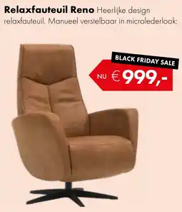 Woonsquare Relaxfauteuil Reno aanbieding