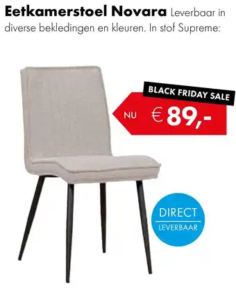 Woonsquare Eetkamerstoel Novara aanbieding