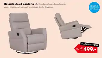 Woonsquare Relaxfauteuil Cardona aanbieding