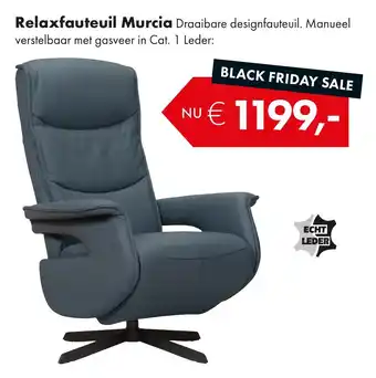 Woonsquare Relaxfauteuil Murcia aanbieding
