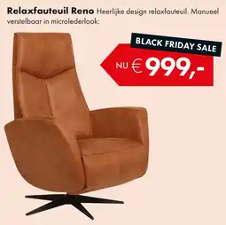 Woonsquare Relaxfauteuil Reno aanbieding