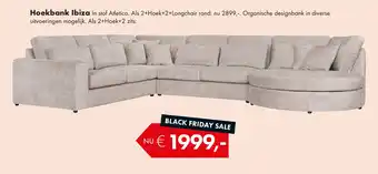 Woonsquare Hoekbank Ibiza aanbieding