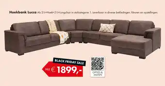 Woonsquare Hoekbank Lucca aanbieding