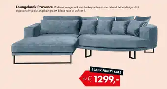 Woonsquare Loungebank Provence aanbieding