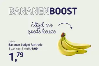 Van Hoeckel Bananen budget fairtrade aanbieding