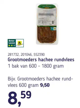 Van Hoeckel Grootmoeders hachee rundvlees aanbieding