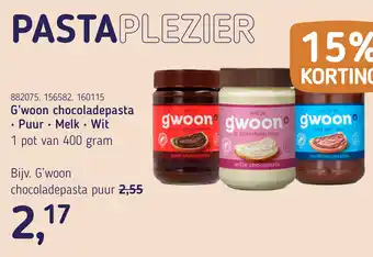 Van Hoeckel G'woon chocoladepasta aanbieding
