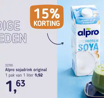Van Hoeckel Alpro sojadrink original aanbieding
