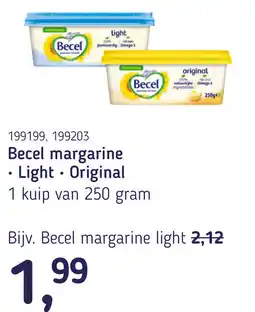Van Hoeckel Becel margarine aanbieding