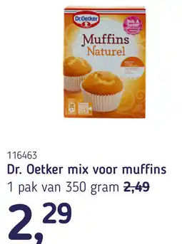 Van Hoeckel Dr. Oetker mix voor muffins aanbieding