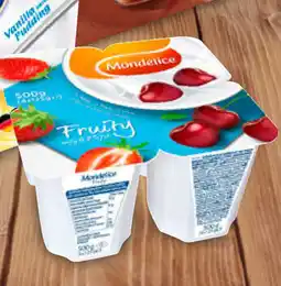 Van Hoeckel Mondelice pudding aardbei-kers aanbieding