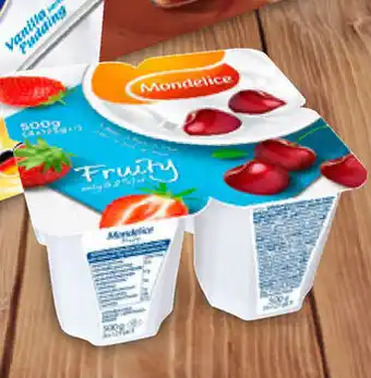 Van Hoeckel Mondelice pudding aardbei-kers aanbieding