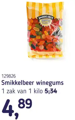 Van Hoeckel Smikkelbeer winegums aanbieding