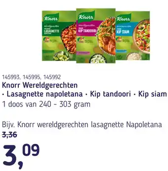 Van Hoeckel Knorr Wereldgerechten aanbieding
