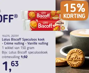 Van Hoeckel Lotus Biscoff Speculoos koek aanbieding
