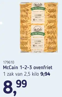 Van Hoeckel McCain 1-2-3 ovenfriet aanbieding