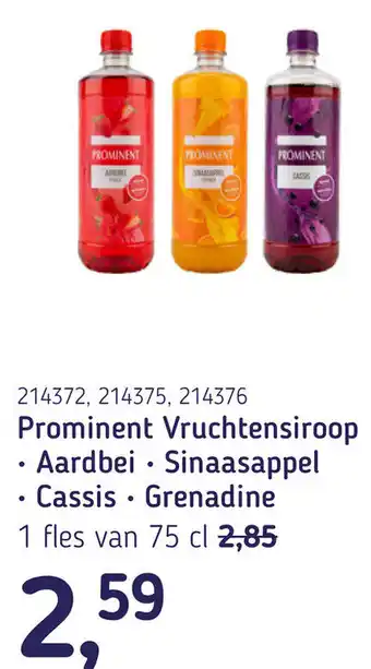 Van Hoeckel Prominent Vruchtensiroop aanbieding